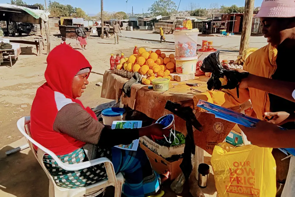 Outreach Informing Community Members About Advancing Clean Energy in Diepsloot